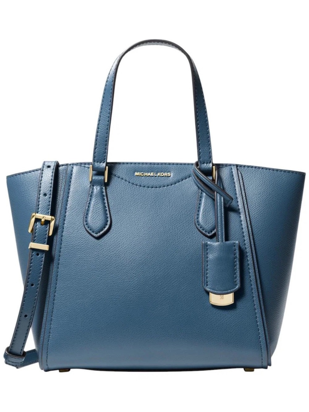 Michael Kors Steel Blue Saffiano Leather Tote